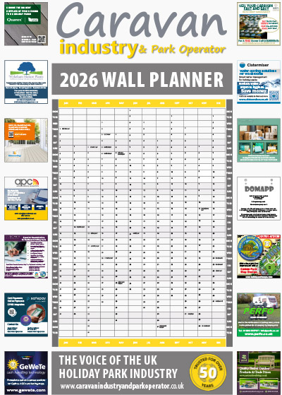 Caravan Industry and Park Operator 2026 Wall Planner