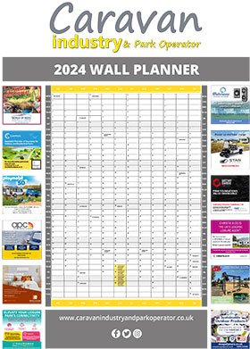 Caravan Industry and Park Operator Magazine 2024 Wallplanner