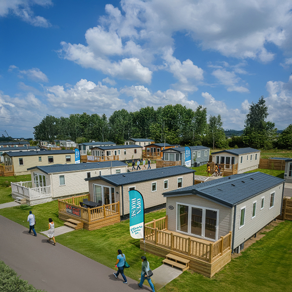 holiday homes image from above